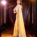 Rukshar Dhillon Instagram - All that glitters💥 #AshokaVanamLoArjunaKalyanam Premiere Night♥️ Styled by- @shefalideora_ @meghanaalluri Make up by - @makeupbysheffali Hair by- @seena_hair143 Photographer- @pranil_chintewar Outfit- @sakshamneharicka Sari Drapist- @shree.bridalmakeover Jewellery- @manjulajewellers #RuksharDhillon #AVAK