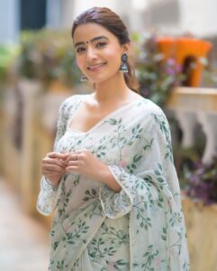 Rukshar Dhillon Instagram - Out of captions but not your love for #AshokaVanamLoArjunaKalyanam
♥️

Styled by- @meghanaalluri @shefalideora_ 
Make up by - @makeupbysheffali 
Hair by- @seena_hair143 
Photographer- @_anupphotography
Outfit- @summerbypriyankagupta 
Jewellery- @bcos_its_silver 

#AVAK #RuksharDhillon