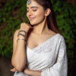 Rukshar Dhillon Instagram - Tu Jhoom🎶♥️ Styled by- @shefalideora_ @meghanaalluri Make up by - @makeupbysheffali Hair by- @seena_hair143 Photographer- @pranil_chintewar Outfit- @paaprikastore Sari Drapist- @shree.bridalmakeover Jewellery- @the_chandi_studio #RuksharDhillon #AVAK #ashokavanamloarjunakalyanam