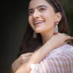 Rukshar Dhillon Instagram - When you see the Eid Ka Chaand🌙♥️ #AshokaVanamLoArjunaKalyanam Promotions! 3 Days to go💥 Styled by- @meghanaalluri @shefalideora_ Assisted by- @bhargavikallam Make up by - @makeupbysheffali Hair by- @seena_hair143 Photographer- @_anupphotography Outfit- @shopmulmul Jewellery- @the_chandi_studio #AVAK #RuksharDhillon