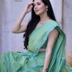 Sadha Instagram - Some more!!! 💙💚🤍 📷 @junnuphotography__