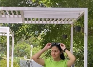 Sadha Instagram - Weekend vibes!!! 💚🤍 #SadaasGreenLife #reelitfeelit #instagramreels