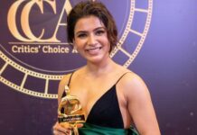 Samantha Instagram - Thankyou @criticschoicefilmawards 🤍 #Raji #TheFamilyMan2 @rajanddk @primevideoin