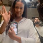 Sameera Reddy Instagram - Reel action ‘Behind’ me🎥 What really goes on for a great shot! A lot of hard work 😎 @backyard.houseontheclouds ✨ #comingsoon