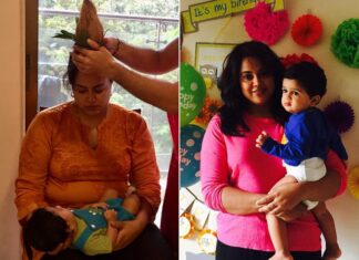 Sameera Reddy Instagram - Even though mental illnesses can’t be seen, they exist . Mental health awareness refers to a wide range of mental health conditions — disorders that affect your mood, thinking and behavior such as Depression, anxiety , bipolar disorder, PPD etc . For me Postpartum stress was hard and i did not act fast enough because I was unaware it existed . The pics I shared in this post was me at my lowest❤️‍🩹. I couldn’t feel happy however hard I tried after the birth of my first child . I still reflect on these moments and it only drives me harder to reach out to anyone not feeling good about themselves ❤️ You are not alone . And being there for each other in tough times is so important. What can we do to help ourselves & others ? - Take care of yourself & be aware of your emotional Health. - Listen without judgement - Share your story - Create a community that supports a safe space for healthy conversations - Try Getting 8 hours of sleep per night. - Less screen time - Spend quiet time to reflect on what’s bothering you . - being mindful of what you eat - Exercising for 30-minutes. - Journal your thoughts . - Saying no to something you don’t want to do. - Decluttering your space - Learning a new skill - reach out to a friend , family or seek professional . Try holistic approach with natural therapy ( I believe homeopathy really helped me ) 🙏🏼 #mentalhealthawarenessmonth 💚 #imperfectlyperfect
