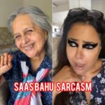 Sameera Reddy Instagram - Outsmarting your oversmart MiL be like🙆🏻‍♀️ #saasbahu #comments 🤣 #messymamaandsassysaasu #sarcasm 😅