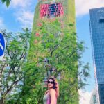 Sameksha Instagram - We are always amazed by the beauty of nature, but this man made beauty always amazes me…. The vertical gardens in Singapore. It has broken all the world records and aims to be the world’s greenest city #verticalgarden #singaporeverticalfarm Hotel Oasis