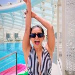 Samyuktha Hegde Instagram - I feel a little, Disconnected. Nothing, but I Can't correct it. I take a little, So effective. I feel a little, Disconnected. Ps: Just going to do my favourite thing in the sun ☀️ #disconnected #timelapse #abudhabi #poolvibes W Hotel Yas Island