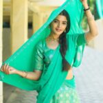 Sanchita Shetty Instagram - 💚 PC : @aaronprince_photography Designed by : @naziasyedofficial @naziasyed #sanchita #sanchitashetty #spreadlovepositivity ❤️