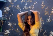 Sanchita Shetty Instagram - BTS Fun shoot 💃💃 💛 Photography : @rahuldev1177 Makeup & Hairstyle by @makeup_by_jayanthi ☺️ #nofliter #nofliterneeded #funshoot #sanchita #sanchitashetty #spreadlovepositivity ❤️