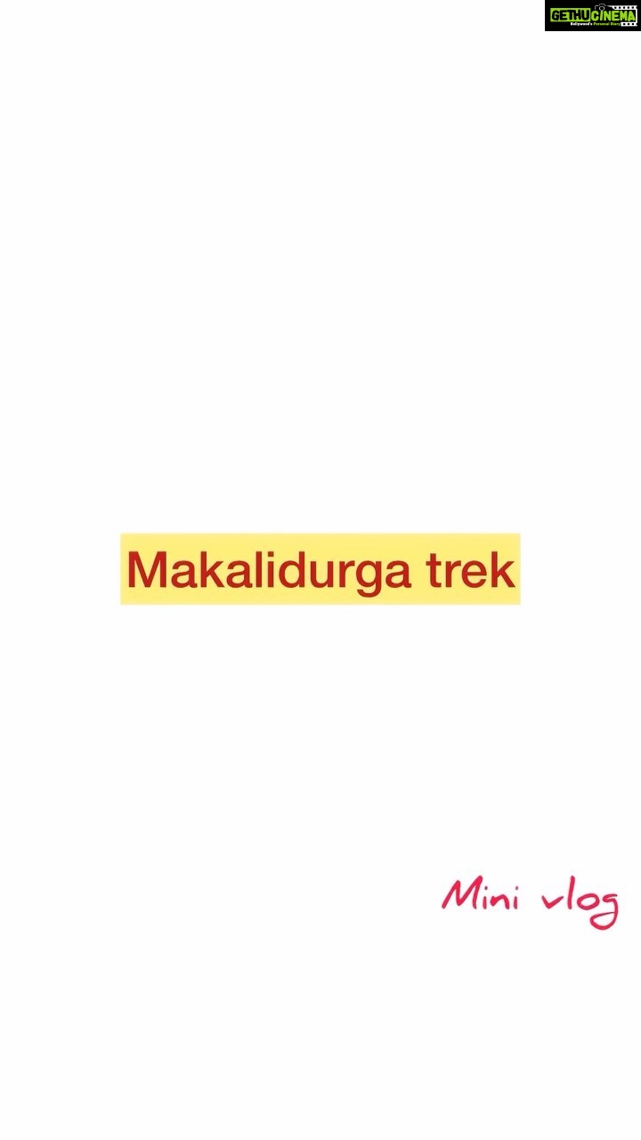 Sangeetha Bhat Instagram - Makalidurga trek mini vlog….. #sangeethabhat #sangeethabhatsudarshan #sangeethabhatreels #sudarshanrangaprasad #actorslife #trekking #makalidurga #naturelovers #minivlog #mungarumalesong Makalidurga Trek