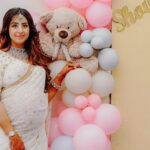 Sanjjanaa Instagram – After celebrating my own baby shower in the Hindu culture .. It was a blessing in disguise to be celebrating my dreamy baby showers yesterday for the second time in my husbands Muslim religious culture .. ❤️❤️❤️ 

The ceremony included my sister in laws to cook very big Tiffin box of various kinds of sweets and the same was unboxed , & Fed to me by my husband .. And I fed the fancy traditional sweets to my husband and my close ones as well ❤️

I choose to invite only my near and dear ones who really are in touch with me in life and not to reach out to people who don’t matter and called for the heck of it . 

There were still 300 people in our guest list who showed up Who Are our closest first Circle of family and friends .. I thank everyone to have come over and showered your blessings on me & on my baby to come . 

The best people will find a way to stay no matter if it is in a thick or thin .. The plastic would not survive ❤️ 

Life is beautiful and less complicated if we have only real people who matter to us in our life is what I have learnt over a period of time ❤️ 

The yummy traditional “ Muslimstyle Mutton Biryani “  was the highlight of the menu and the showstopper for the day . Therefore the venue to celebrate our event was my Mother in laws Ancestral residence as we wanted to have a customised food menu that was prepared & served in house . 

Here’s a glimpse of my #godhbharae #babyshowers ❤️. 

I thank in the Almighty for all the blessings and happiness . I am very gratitude full to people of my family who have been my pillar of strength in life 🌸 

20 days to go for my little one to arrive , count down begins .. please keep us in your love & blessings ❤️ 

More pics to follow soon ❤️

Outfit by – Chanda gowda @chandangowda_official 
Photos – Harshitha venu @happeningpixels 
Makeup – Pooja @prettify_makeover 
Decor by – Arshita & Amrutha @hidden.lightz 
Mehendi by Kiran kumar  @mehendistoriesbykiran
Watch from my personal collection by @longines 
Jewellry from my personal collection by @shreekrishnadaimonds & Jewellry , Commercial Street . Karnataka, Bangalore