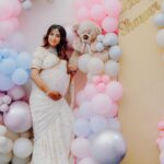 Sanjjanaa Instagram – After celebrating my own baby shower in the Hindu culture .. It was a blessing in disguise to be celebrating my dreamy baby showers yesterday for the second time in my husbands Muslim religious culture .. ❤️❤️❤️ 

The ceremony included my sister in laws to cook very big Tiffin box of various kinds of sweets and the same was unboxed , & Fed to me by my husband .. And I fed the fancy traditional sweets to my husband and my close ones as well ❤️

I choose to invite only my near and dear ones who really are in touch with me in life and not to reach out to people who don’t matter and called for the heck of it . 

There were still 300 people in our guest list who showed up Who Are our closest first Circle of family and friends .. I thank everyone to have come over and showered your blessings on me & on my baby to come . 

The best people will find a way to stay no matter if it is in a thick or thin .. The plastic would not survive ❤️ 

Life is beautiful and less complicated if we have only real people who matter to us in our life is what I have learnt over a period of time ❤️ 

The yummy traditional “ Muslimstyle Mutton Biryani “  was the highlight of the menu and the showstopper for the day . Therefore the venue to celebrate our event was my Mother in laws Ancestral residence as we wanted to have a customised food menu that was prepared & served in house . 

Here’s a glimpse of my #godhbharae #babyshowers ❤️. 

I thank in the Almighty for all the blessings and happiness . I am very gratitude full to people of my family who have been my pillar of strength in life 🌸 

20 days to go for my little one to arrive , count down begins .. please keep us in your love & blessings ❤️ 

More pics to follow soon ❤️

Outfit by – Chanda gowda @chandangowda_official 
Photos – Harshitha venu @happeningpixels 
Makeup – Pooja @prettify_makeover 
Decor by – Arshita & Amrutha @hidden.lightz 
Mehendi by Kiran kumar  @mehendistoriesbykiran
Watch from my personal collection by @longines 
Jewellry from my personal collection by @shreekrishnadaimonds & Jewellry , Commercial Street . Karnataka, Bangalore