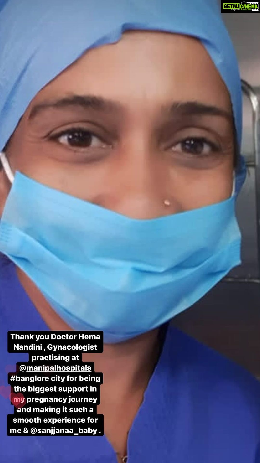 Sanjjanaa Instagram - Thank you Doctor HemaNandini , Gynacologist practising at @manipalhospitals in Bangalore , for making me so comfortable making me feel so warm and making my delivery journey so smooth of my first baby I was so petrified and nervous like every mother .. that every thing should go smooth and you made me feel so effortlessly successful madam .. Thank you for making my pregnancy journey so memorably special π Also thanking entire team of doctors Doctor . Prabhakar senior Anaesthetist , Peadriatic specialist Doctor.Rajat , Lactating specialist dr.Ravneet Joshi & entire team of Nurses to be so good & professional in there hospitality & training me on feeding The baby to teaching me how to care delicately towards the infant . I am very happy to have selected @manipalhospitals in my journey of pregnancy and health all the time . β€οΈπΈ π @zelenaformommies Bangalore, India