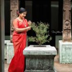 Sarayu Mohan Instagram - 📸 for @athiragold . . Cutiee @sarayu_mohan 🥰 . Mua @vibina_wilson_makeover_ . . . . . #instagood #instadaily #instapic #picoftheday #malayalam #malayalam #malayalamactress #saree #sareelove #kochi #kochigram Hill Palace, Tripunithura