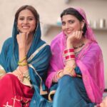 Sargun Mehta Instagram - Seebo te Kirna ❤️💗 Saunkan Saunkne 3rd week Running blockbusterly in theatres near you 🌸🌸