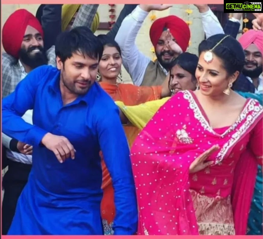 Sargun Mehta Instagram - Happy birthday to my 1st and favorite hero @amrindergill .. rabb tuhanu hamesha khush rakhe. Thank you for everything.