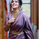Shamna Kasim Instagram - Being happy is the greatest form of success… Styling : @jaffarimaam Saree : @deinudesigns Jwellery : @kushalsfashionjewellery Pics : @freekphotography_