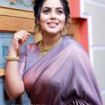 Shamna Kasim Instagram - Being happy is the greatest form of success… Styling : @jaffarimaam Saree : @deinudesigns Jwellery : @kushalsfashionjewellery Pics : @freekphotography_