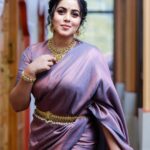 Shamna Kasim Instagram - Being happy is the greatest form of success… Styling : @jaffarimaam Saree : @deinudesigns Jwellery : @kushalsfashionjewellery Pics : @freekphotography_