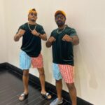 Shanthanu Bhagyaraj Instagram - The “patta patti” swag with my brodhah @deepak__ravi 🤣 Sorry bro, gathered a lot of courage to post this 🤣🤣🤣 📸: @kikivijay11 #pattapatti #dubai #instagood #instagram #insta #fashion #fashionstyle #swag #swagg Merdef City Center