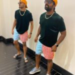 Shanthanu Bhagyaraj Instagram - The “patta patti” swag with my brodhah @deepak__ravi 🤣 Sorry bro, gathered a lot of courage to post this 🤣🤣🤣 📸: @kikivijay11 #pattapatti #dubai #instagood #instagram #insta #fashion #fashionstyle #swag #swagg Merdef City Center