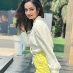 Shanvi Srivastava Instagram - In mood to love myself a lil more💛💕🦋@marksandspencerindia x @shanvisri Styling - @smitha_prakash19 Jwellery - @sunrisesilversmiths Mua - @makeupby_ringkulaishram #shanvisrivastava #instagood #picoftheday #instadaily #wednesday