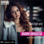 Shanvi Srivastava Instagram - Posted @withregram • @isopure_india It’s with a great deal of excitement that we present another addition to our #Isopurist team. Introducing, Shanvi Srivastava! An actor by profession, she’s always up for a session of rigorous exercise. Welcome to the team @shanvisri! #shanvisrivastava #isopure