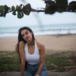 Sherlin Seth Instagram - A cloudy evening in chennai ! ✨ . . 📸 @sat_narain 🔥 . . . . . . . . #explorepage #explore #sherlinseth #viralpost #beachwear #clouds #tamilcinema #telugu #bollywoodmovies #foryou #forme #foryoupage