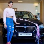 Shivani Narayanan Instagram - My new “Beast” #BMW7series 🖤.