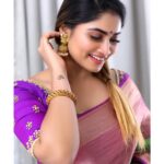 Shivani Narayanan Instagram - Saree ❤️ Team @johan_sathyadas @shreshta_iyer @maidenbrides @makeoverby_vibha @ravikkai_selai
