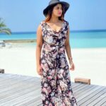 Shivani Narayanan Instagram - Waiting for Corona free World be like . Wearing @sidneysladen Maldives