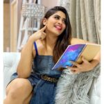 Shivani Narayanan Instagram - Cozy evening , Comfy couch , a book and this Lazy Girl ❤️