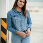 Shivani Narayanan Instagram – Denims are like fries 🍟, you can’t have one 😉 📸 @kiransaphotography