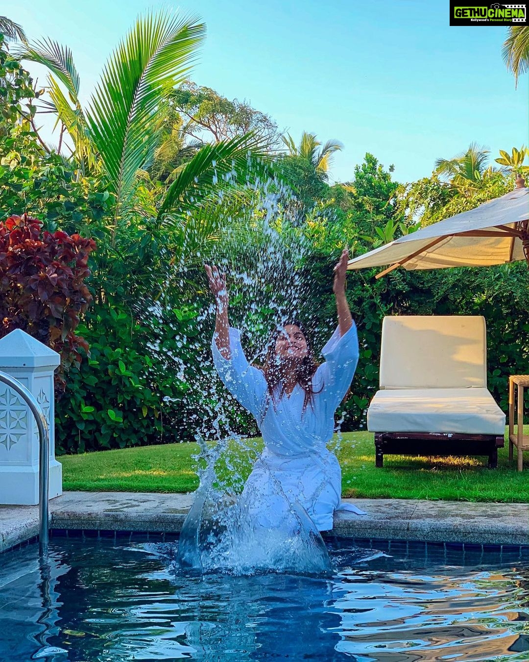 Shivani Narayanan Instagram - Nature Bliss 🧚🏻♀️❤️ Taj Exotica Resort & Spa, Goa