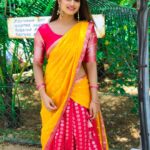 Shivani Narayanan Instagram - Day Started with Prayers 🙏❤️... Thnks a ton for all your wishes,story mentions,posts,video edits,memes,sketches and Blessings ❤️😍😘.. Thank yu much for all your efforts lovelies❤️😘 Love yu all❤️😍 #blessed😇 #overwhelmed😘 Birthday Outfit @aanyasriboutique ❤️
