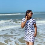 Shivani Narayanan Instagram – Beach Pulingooo 🏝 🌊 Taj Exotica Resort & Spa, Goa