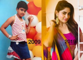 Shivani Narayanan Instagram - 2009 - 2019 ❤️ Feeling Thankfull to God for what I'm Today❤️ #10yearschallenge 💫💖 #shivaninarayanan