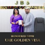 Shweta Menon Instagram - I can’t help falling in love with Dubai….🇦🇪 Privileged and proud to be a Golden Visa holder Thank you #uaegovernment @gdrfa @dubai @dubaiculture Special thanks to Shanid for this surprise 💗 @shanid_asifali @jbs.group.companies Dedicating this honour to all my countrymen 🇮🇳 who have devoted themselves to build this beautiful country 🇦🇪 …thank you 🙏🏼 UAE's care and consideration of its large Indian community is deeply appreciated ❤️ #uaegovernment #dubaiculture #goldenvisa Dubai, United Arab Emiratesدبي