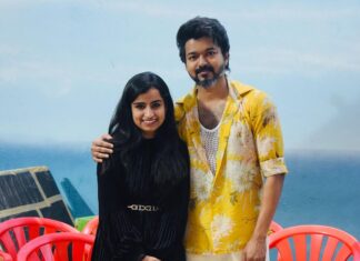 Sivaangi Krishnakumar Instagram - And this happened 🥶 in the sets of jolly o jhymkhana🌟 Thankyou #Thalapathy for the kind words❤️ @sivakarthikeyan anna ungalku evlo nandri sonnalum pathathu❤️ @jagadish_palanisamy