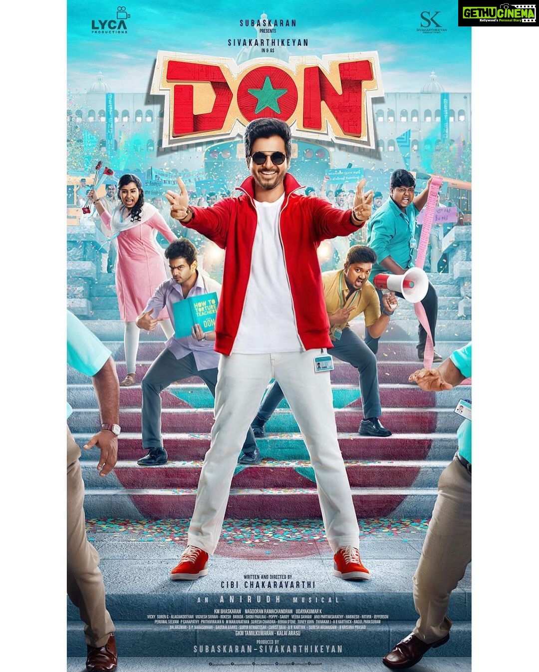 Sivaangi Krishnakumar Instagram - First step into Cinema!!…🤩 #donfirstlook @sivakarthikeyan @priyankaamohanofficial @anirudhofficial @skprodoffl @dir_cibi @actor_balasaravanan @rjvijayofficial