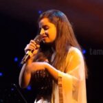 Sivaangi Krishnakumar Instagram – Malargal Keten🌷🌸
For Mirchi Music Awards🏆 @mirchitamil 
#livesinging #Chithramatribute