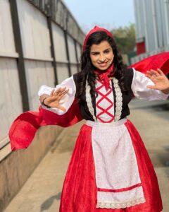 Sivaangi Krishnakumar Instagram - Little red riding hood 😍this week cwc ❤️
PC @vikram__offi