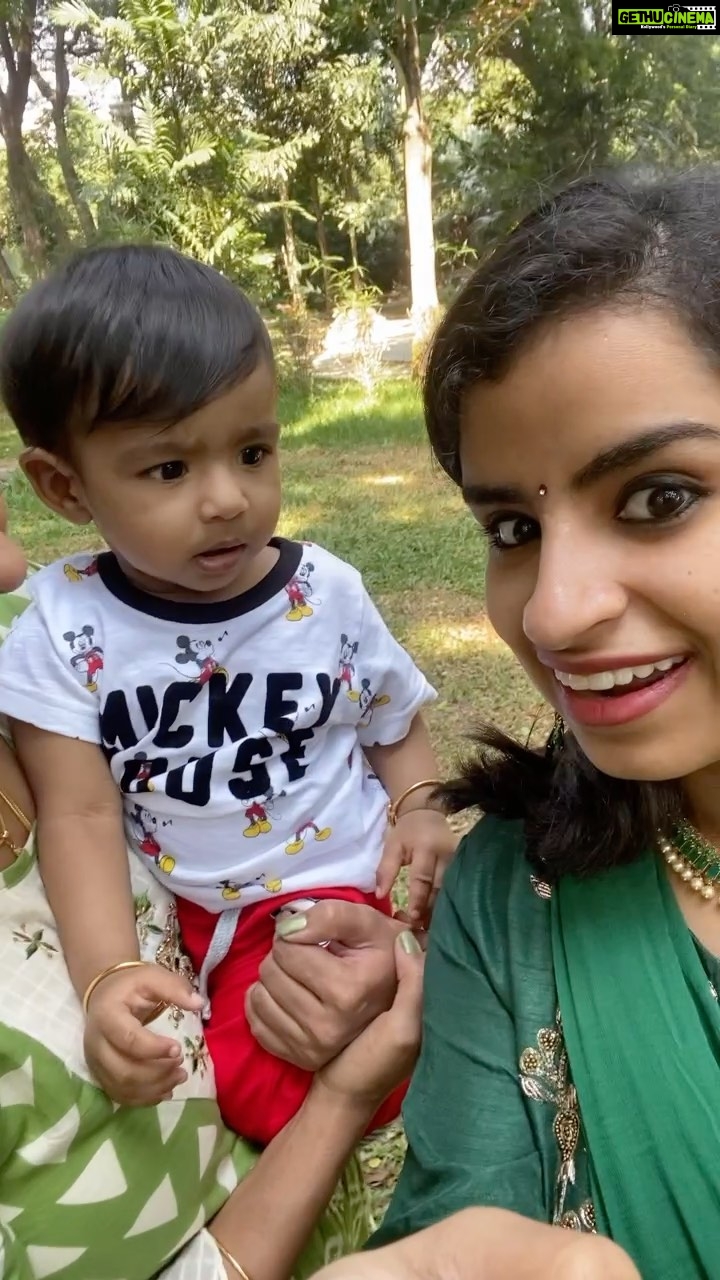 Sivaangi Krishnakumar Instagram - One happy moment 😍😍 #bab