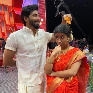 Sivaangi Krishnakumar Instagram - 😁😁😜 📸 @sakthii___ @styl_boutique_chennai