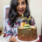 Sivaangi Krishnakumar Instagram - My goal in 2020 was to reach 200k followers by the end of the year! Today we are 1 Million 🥺 Blessed beyond words! Truly a dream come true. Thankyou to all my well wishers and my mentors . Thankyou to all the fans and followers 🙏🏼. Thankyou God❤️ Cake is vere level🥰😍🔥 @the.bakerninja 😍