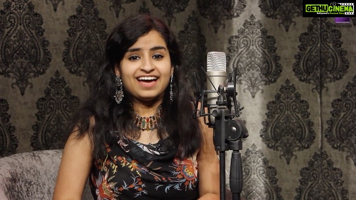 Sivaangi Krishnakumar Instagram - Sing with sivaangi with our verh own @karthick__devaraj and @manibass . Do checkout @mediamasons youtube channel. Premiering now🤓