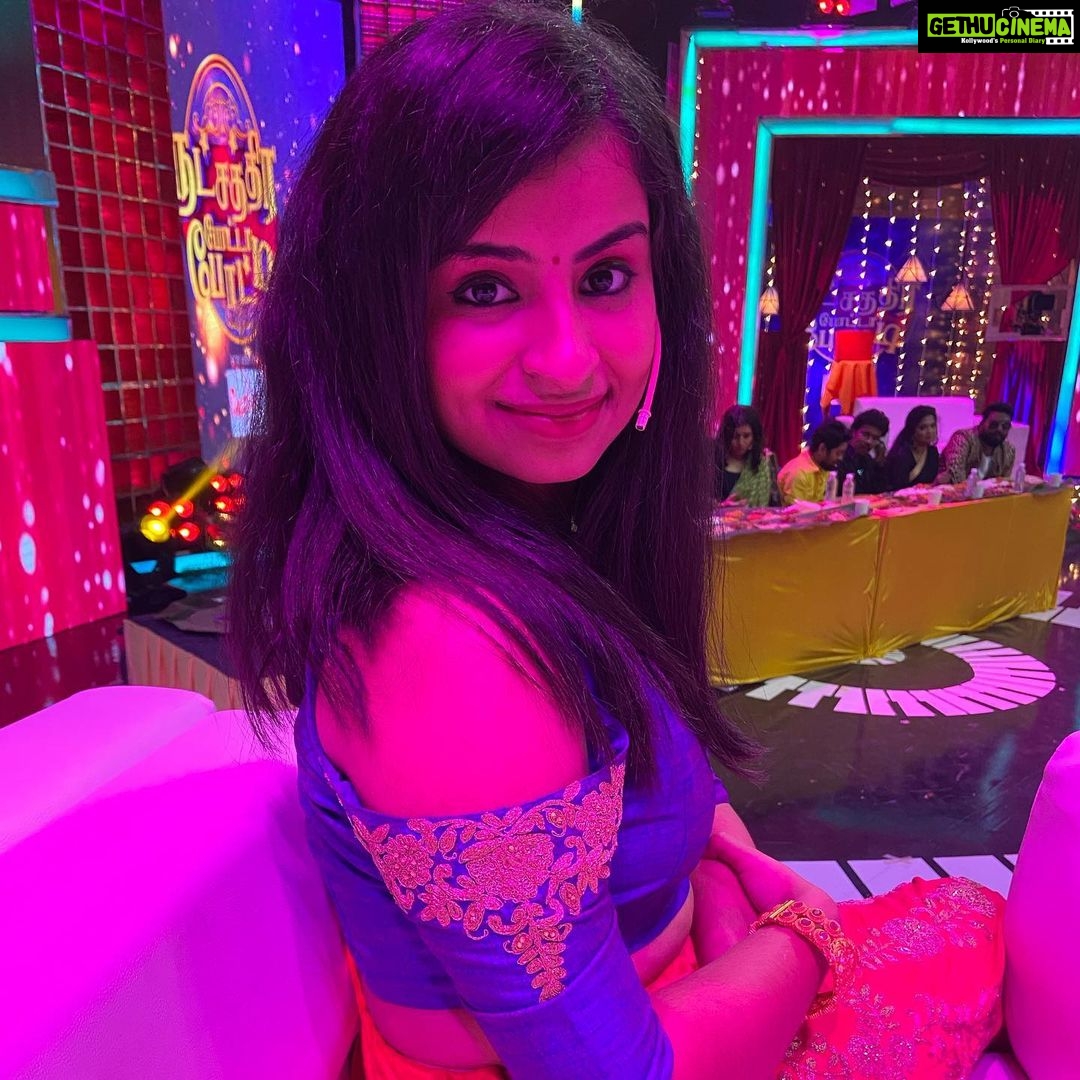 Sivaangi Krishnakumar Instagram - Natchathira potta potti today at 2:30❤️ @vijaytelevision