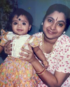 Sivaangi Krishnakumar Instagram - Happy Birthday World🥰 @binni.krishnakumar Today is our star birthday(me and amma share the same star) and my mothers date of birth which falls on the same date😍