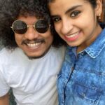 Sivaangi Krishnakumar Instagram - After a longtime 😍 @vijaytvpugazh ❤️❤️
